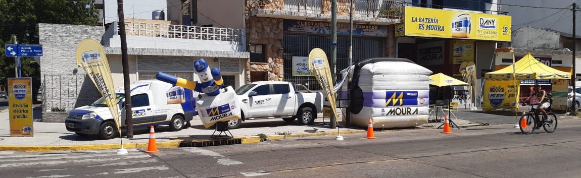 Local Baterías Dany, agente oficial Moura en San Justo, Zona Oeste